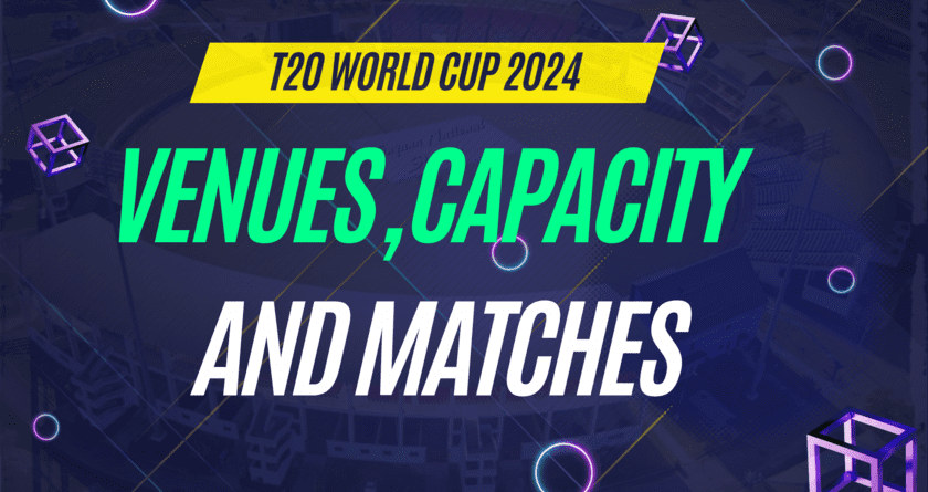 T20 World Cup 2024 Venues, capacity and Matches